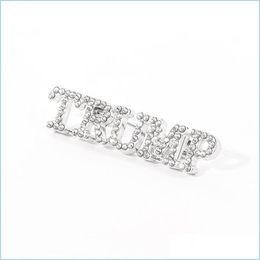 Arts And Crafts Trump 2024 Brooch Diy Diamond Badge Drop Delivery Home Garden Dh2Wz