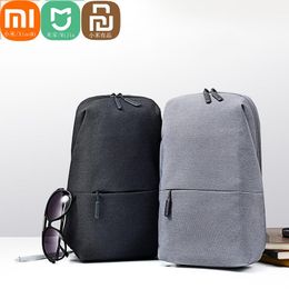 Bags Original Xiaomi Backpack urban chest pack For Men Women Small Size Shoulder Type Unisex with 4L Capacity School Bag for Tablet