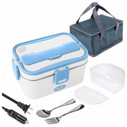 Dinnerware Sets 2023 Electric Lunch Box Automatic Heat Preservation Large Capacity Warmer Portable Picnic Warming Bento Lonchera