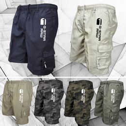 Men's Shorts Men's Overalls Loose Cargo Shorts Cycling Tactical Pants Luxury Multi-pockets Work Wear Quick Dry Beach Hiking Sports Cloth 230531