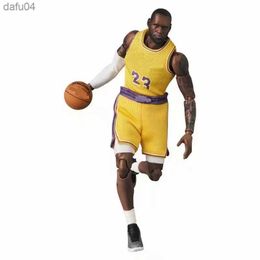 Manga New 1/12 Scale Basketball Star JAMES High Quality ABS Action Figures Anime Doll Players Model Free Shipping Souvenir Fans Gifts L230522