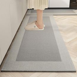 Carpets Kitchen Floor Mat Oil-proof Waterproof Wipe Wash Free Long Carpet Household Absorbent