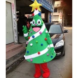 Performance Christmas Tree Mascot Costume Halloween Christmas Fancy Party Dress Cartoon Character Outfit Suit Carnival Party Outfit For Men Women