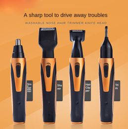 Trimmer 4 in 1Nose and ear Trimmer for nose haircut trimmer Razor for nose and ears Painless Eyebrow and Facial Hair razor chargeable
