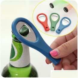 Openers Plastic Stainless Steel Bottle Opener Beer Corkscrew Wine Key Accessories Outdoor Travel Picnic Party Bar Tool Dh1704 Drop D Dhzkm