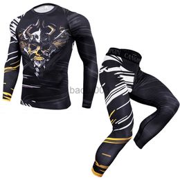 Men's Tracksuits Men's Sport Suits High Quality Compression Quick Dry Running Sets Clothes Sports Joggers Training Gym Fitness Tracksuits Running J230531