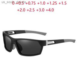 0 +0.5 +0.75 To +4.0 Outdoors Sport Driving Presbyopic Sunglasses Men Polarised Colourful Lens Prescription Sun Glasses For Man L230523