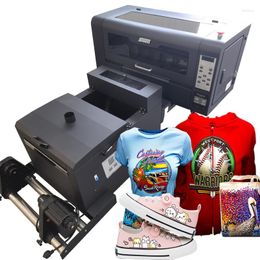 Xp600 T-Shirt Printing Machine Dtf Printer Fabric Textile Pet Film Transfer 30Cm Powder Shaker