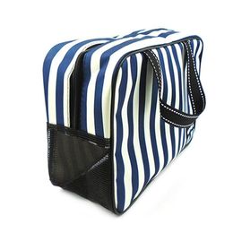 Storage Bags Bath Toiletries Bag Unisex Men Women Outdoor Travel Mesh Waterproof Large Capacity Striped Toiletry Dh0862 Drop Deliver Dh7Qm