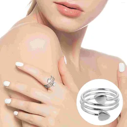 Cluster Rings 1pc Heart Shape Magnet Finger Ring Energy For Women Girl