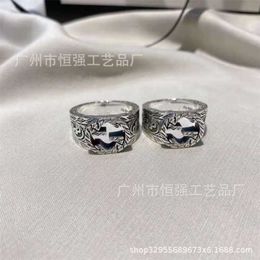 2023 New designer Jewellery bracelet necklace ring 925 ancient hollow out vine totem simple personality couple pair send girlfriend