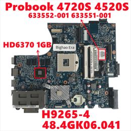 Motherboard 633552001 633551001 For HP Probook 4720S 4520S Laptop Motherboard H92654 48.4GK06.041 Mainboard W/ 2160774207 1GB Fully Test