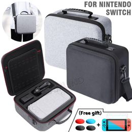 Bags For Nintend Switch Deluxe Big Storage Carrying Bag NS Black Larger Capacity EVA Hard Case Cover for Nintendo Switch Game Console