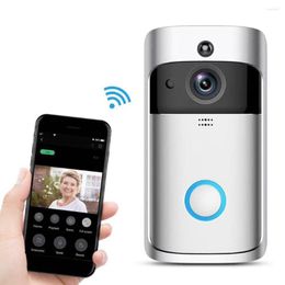 Doorbells 2023 Video Doorbell Smart Intercom WiFi Remote Strong Penetrating Power 166-degree Viewing