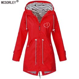 Raincoats Women Jacket Coat Outdoor Hiking Clothes Waterproof Windproof Transition Raincoat Woman Hooded Top Clothes Female Fashion