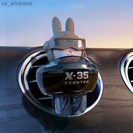 Punk Rabbit Pilot Car Air Freshener Interior Accessories Air Outlet Fragrance Propeller Perfume Flavoring Fragrance L230523