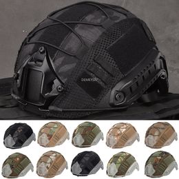 Protective Gear Tactical Fast Helmet Scratch Resistant Shooting Hunting Sports Military Helmet Camouflage Cover for Fast MH PJ BJ Helmet 230530 230530