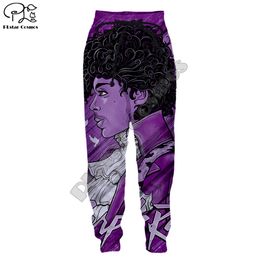 Pants PLstar Cosmos Popular Singer Prince Rogers Nelson Purple Men/Women NewFashion Sweatpants 3DPrint Joggers Pants Funny Trousers A2