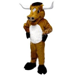 Halloween Bull Cattle Mascot Costumes Christmas Party Dress Cartoon Character Carnival Advertising Birthday Party Dress Up Costume Unisex