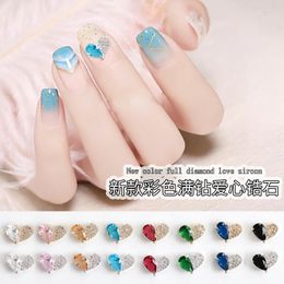 Nail Art Decorations 3/5pcs Care Colour Diamond Zircon Jewellery Luxury Gold Nails Accessories Charms