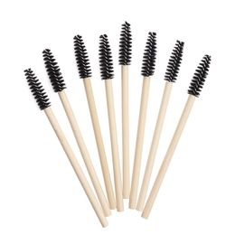 Brushes 200pcs Disposable Lash Wands Black Mini Holder Pink Eyelash Makeup Cheap Bamboo Mascara Brush