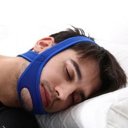 Care New Neoprene Anti Snore Stop Snoring Chin Strap Belt Anti Apnea Jaw Solution Sleep Support Apnea Belt Adjustable