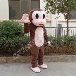 Monkey Mascot Costumes Cartoon Fancy Suit for Adult Animal Theme Mascotte Carnival Costume Halloween Fancy Dress