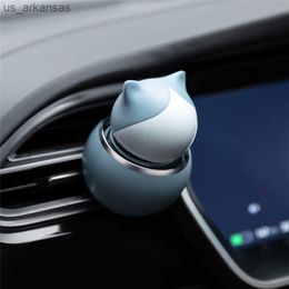 Car Lovely Cat Car Diffuser Car Air Freshener Perfumes Refill Vehicle Fragrance Car Air Vent Interior Decoration L230523