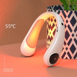 Fans Electric Fan Heater Portable Electric Heateing Neck Warmer Hanging Curved Face Neck Warming Home Heaters Wireless Hand Warmer