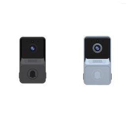 Doorbells Wireless Doorbell Kinetic Ring Door Bells Intelligent Remote Control Doors Hardware Phone Remoting Smart Home Chime Grey