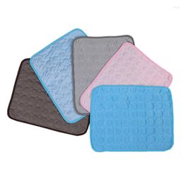 Kennels Dog Cooling Mat Summer Pad For Dogs Cat Breathable Blanket Cats Ice Pads Durable Non Sticking Cushion Pet Products