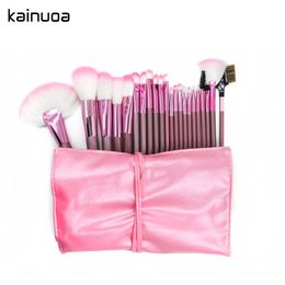 Brushes 22PCS Fashion Style Makeup Brushes Set Soft Pro Cosmetic Tool Kit Collection With Case Pink Makeup Brush Set Powder Foundation