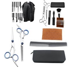 Tools 11PCS Professional Hair Cutting Scissors Set Hairdressing Scissors Hair Cape Barber Thinning Scissors Hair Cutting Shears Kit