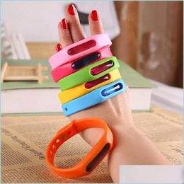 Pest Control Kids Mosquito Repellent Bracelet Band Antimosquitos Sile Wristband Drop Delivery Home Garden Household Sundries Dhvtr