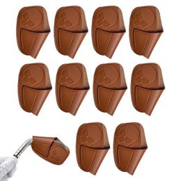Other Golf Products Iron Covers Set 10pcs Club Head Wedge Protective Headcover For Irondriver 230530