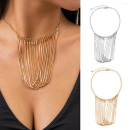 Pendant Necklaces Fashion Personalised Tassel Necklace Choker Clavicle Women Chain Jewellery