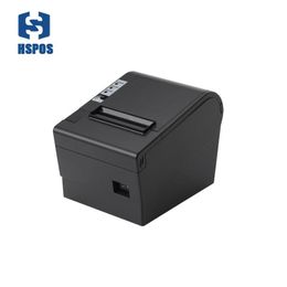 Printers High quality 80m Thermal Receipt printer Kitchen Milk Tea Shop POS Printer with USB+Lan interface HS825UL