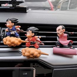 Cute Cartoons Car Air Freshener Wukong Air Outlet Perfume Car Goods Animation Auto Interior Accessories Fragrance Decorations L230523