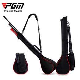 Golf Bags Foldable Gun Bag Mini Soft Club w Adjustable Strap Practice Capacity Packed 3 Clubs Shoulder Lightweight 230530