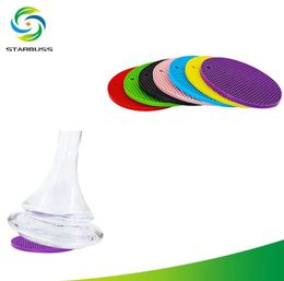 Smoking Pipes New silicone pad circular 18cm large portable washable hookah accessory in multiple colors