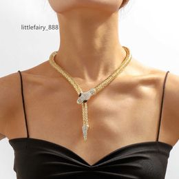 Gold tone Snake Diamond Serpentine Cubic Zirconium Necklace Punk Hip hop Indian Necklace Choker Necklace Fine snake Jewelry