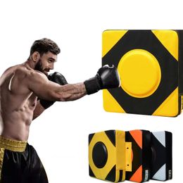 Sand Bag 40cm Punch Leather Wall Boxing Pad Target Training Sandbag Fighter Martial Arts Boxing Bag Fitness Taekwondo Training Equipment 230530