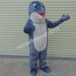 Dolphin Mascot Costumes Carnival Hallowen Gifts Unisex Adults Fancy Party Games Outfit Holiday Outdoor Advertising Outfit Suit