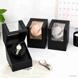 Watch Boxes Cases Battery Automatic with Quiet Wristwatch Box