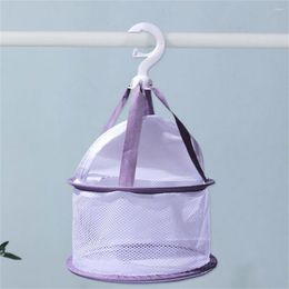 Hangers Folding Drying Net Firm Good Ventilation Durable Beauty Egg Basket With Windproof Buckle Household Supplies