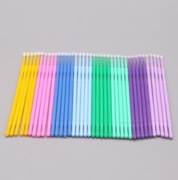 Brushes 100sets 100pcs/set Disposable Eyelash Brushes Eyelashes Extension Applicator Wand Mascara Makeup brush