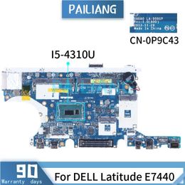 Motherboard For DELL Latitude E7440 I54310U Laptop Motherboard LA9591P 0P9C43 SR1EE Notebook Mainboard