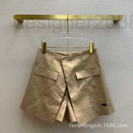 Women's Shorts designer Boutique Wear Irregular Patch Design High Waist Slim Casual Short Skirt Pants Summer P0LA
