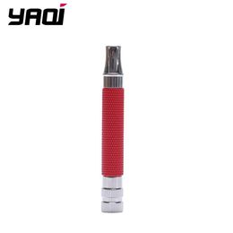 Blades Yaqi Red and Chrome Color Brass Safety Razor Handle for Mens
