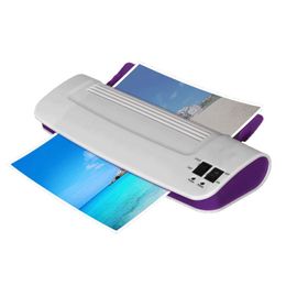 Laminator Office Hot and Cold Laminator Machine for A4 Document Photo Blister Packaging Plastic Film Roll Laminator XH